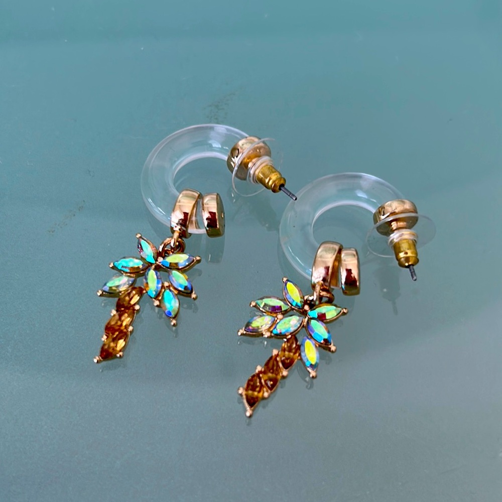 Palm tree earrings